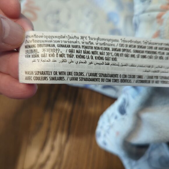 Disney Critter Lounge elastic waist sweat pants wide leg Grey Multi-Color Size L - Picture 10 of 15